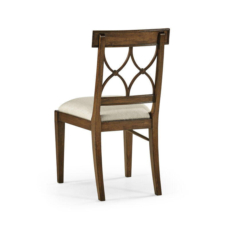 Mahogany Curved Back Side Chair