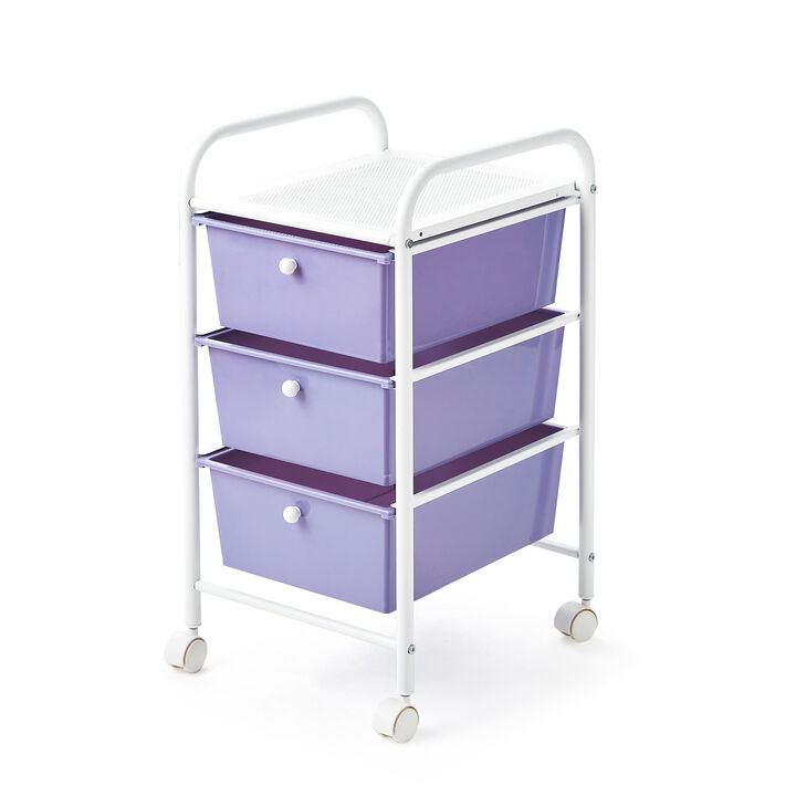 Suprima� Storage Carts - 3 Drawer Shelf