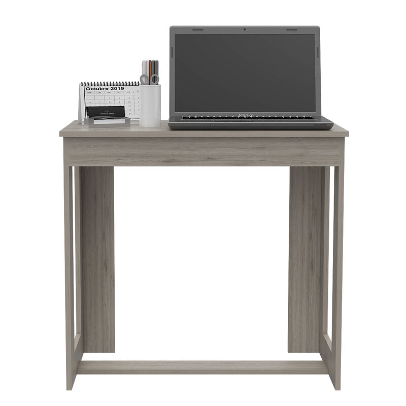 DEPOT E-SHOP Alcala Writing Desk, Light Gray
