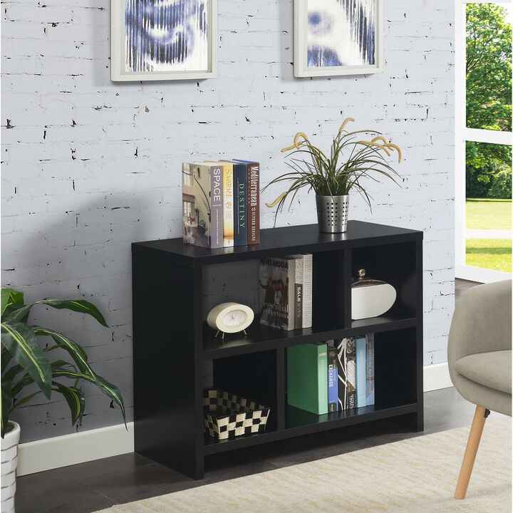 Convenience Concepts Northfield Console 3-Tier Bookcase, Black