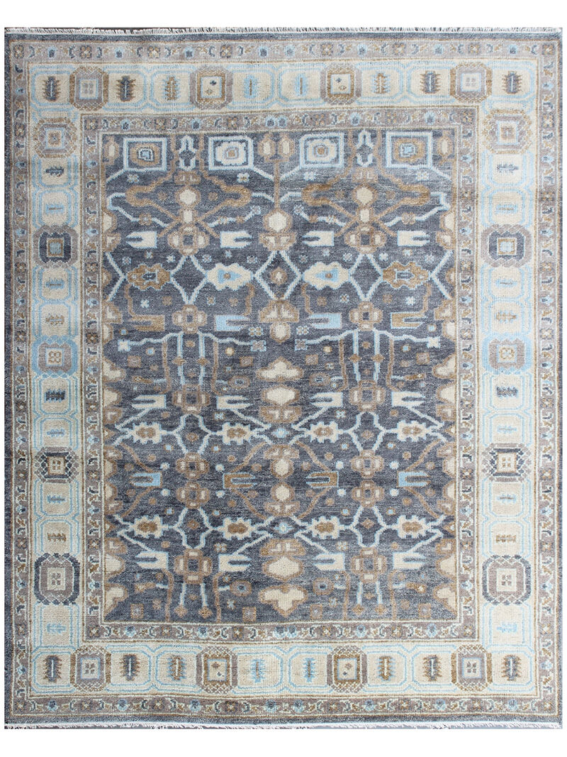 Samarkand SAMP59 Grey 8" x 10" Rug