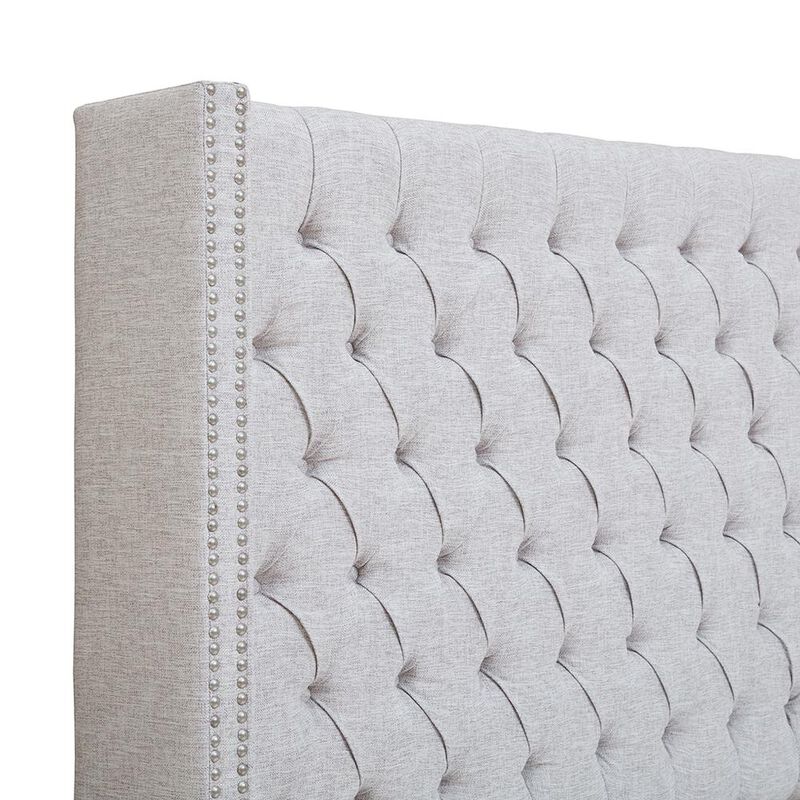 Belen Kox Amelia Queen Upholstered Wingback Headboard, Belen Kox