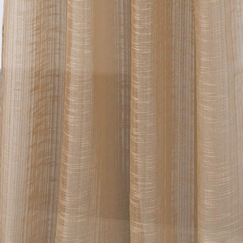 RT Designers Collection Dexter Linen Texture Grommet Light Filtering Window Curtain Panel 54" x 90" Taupe