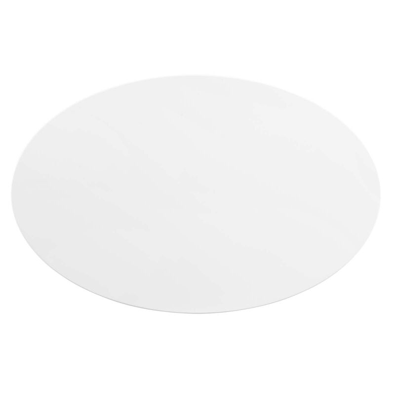 Modway - Tupelo 42" Oval Dining Table Gold White