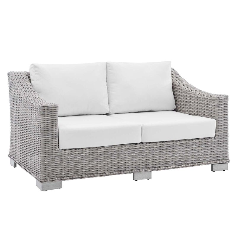 Modway - Conway Sunbrella® Outdoor Patio Wicker Rattan Loveseat