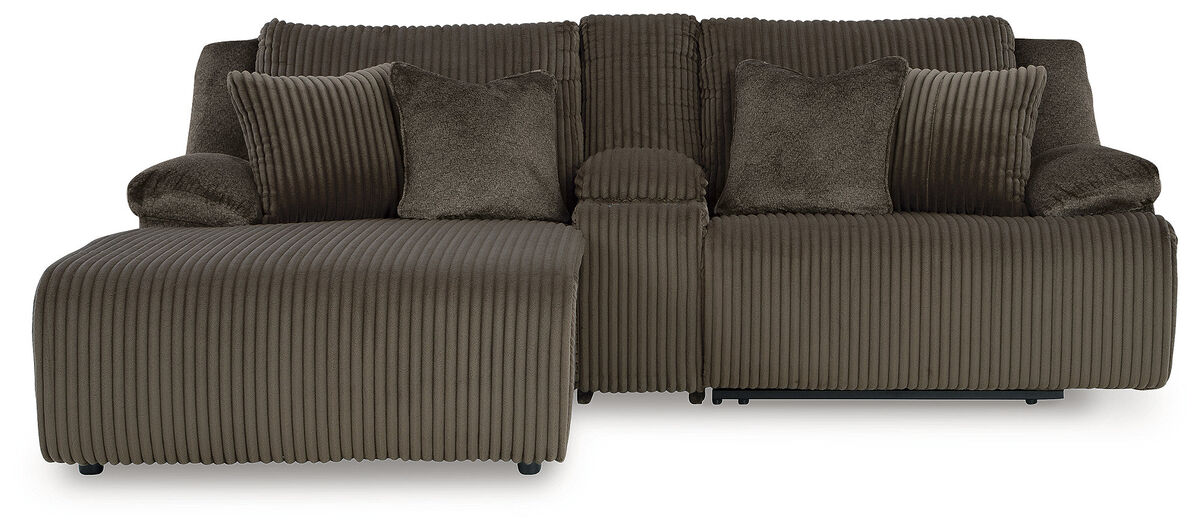Top Tier 3PC Reclining Sectional Sofa