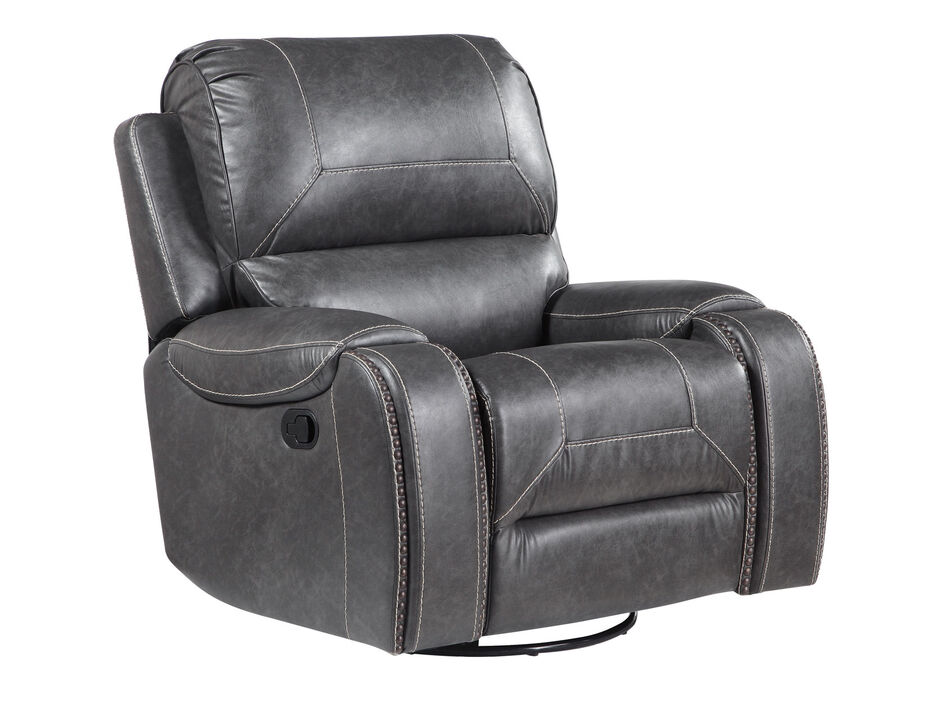 Keily Gray Swivel Glider