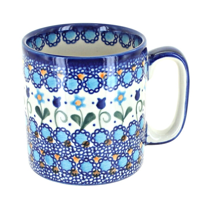 Blue Rose Polish Pottery Atlantis Coffee Mug