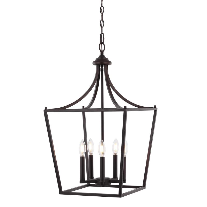 Camden Iron Classic Midcentury Pendant Lantern