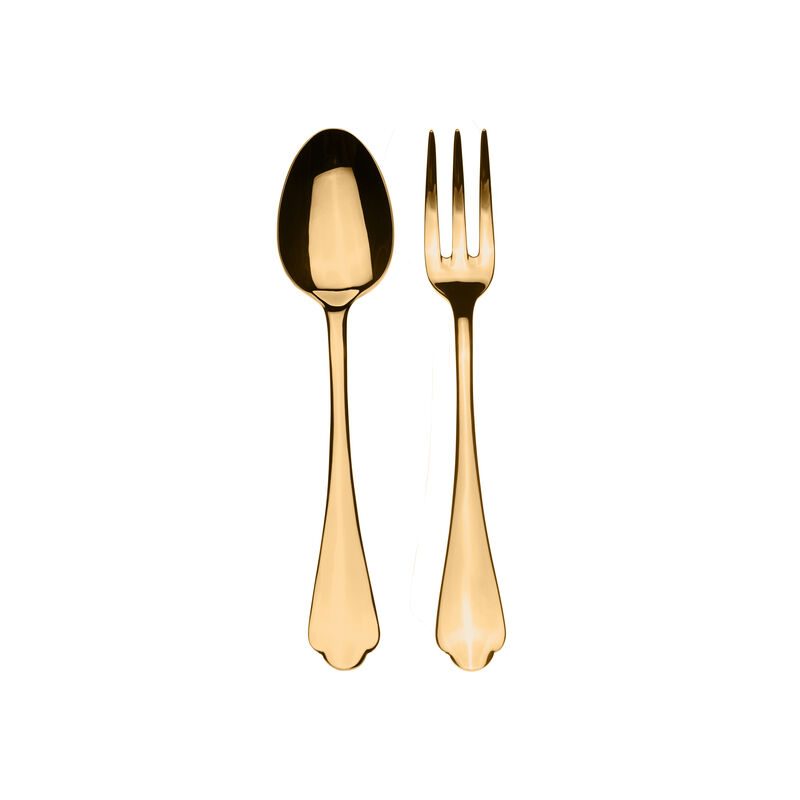 Dolce Vita Gold Serving Set 2 Pieces