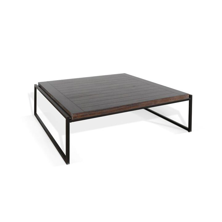 Sunny Designs French Metal Sled Base Coffee Table