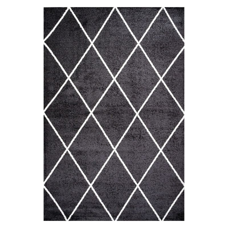 Cole Minimalist Diamond Trellis Area Rug