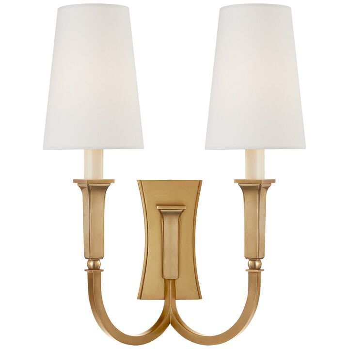 Delphia Lrg Double Arm Sconce