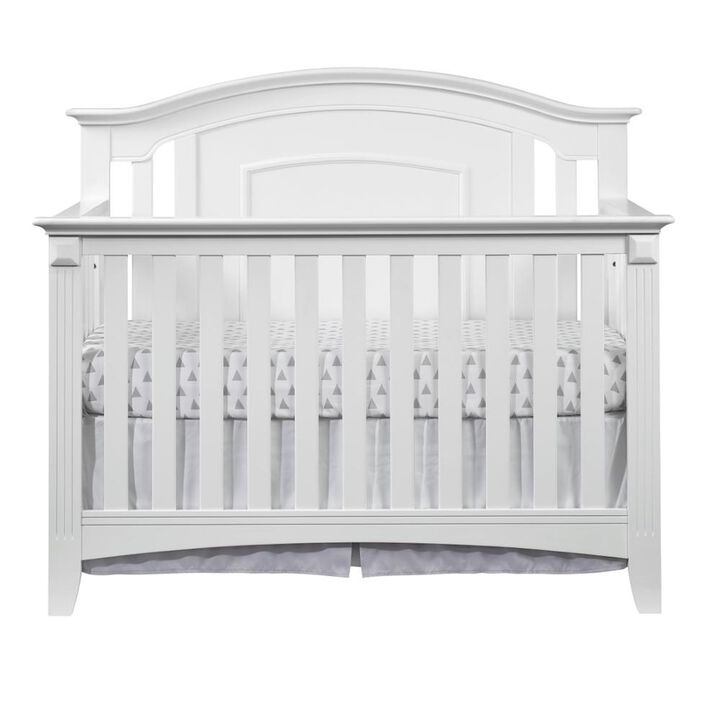 Oxford Baby Willowbrook 4 In 1 Convertible Crib White
