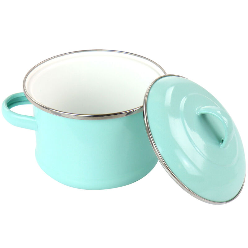 Martha Stewart Enamel on Steel Mini Dutch Oven