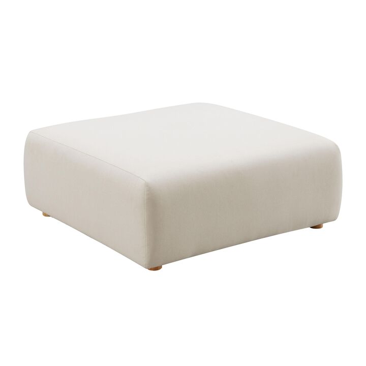 Hangover Cream Ottoman