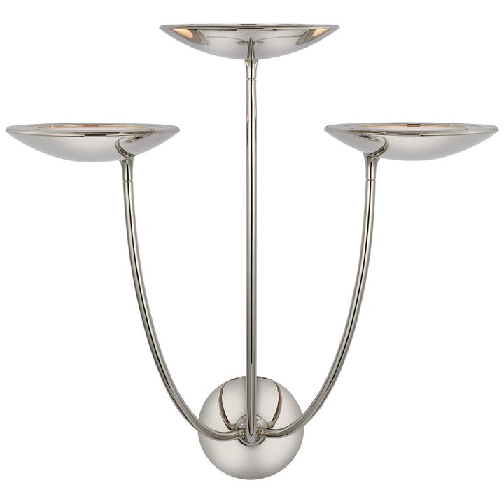 Keira Large Triple Sconce