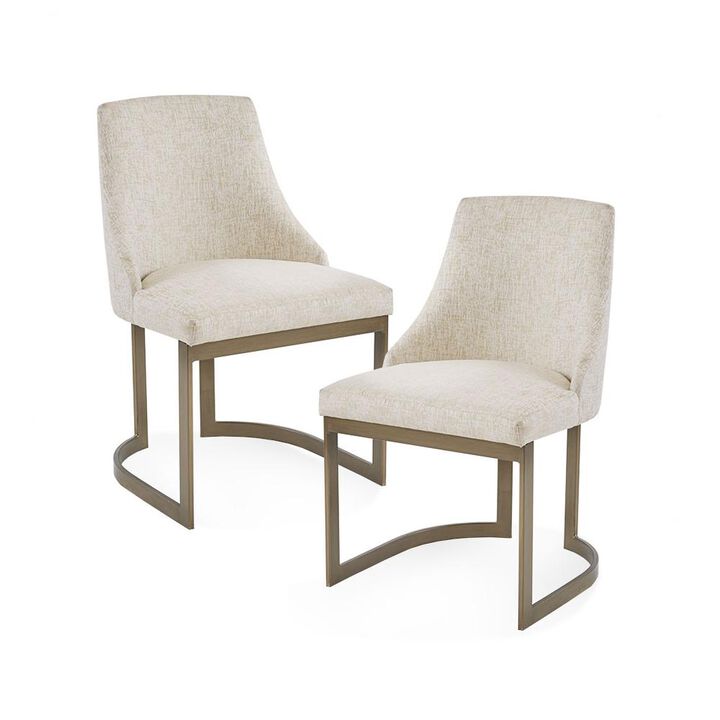 Belen Kox Contemporary Cream Dining Chairs - Set of 2, Belen Kox