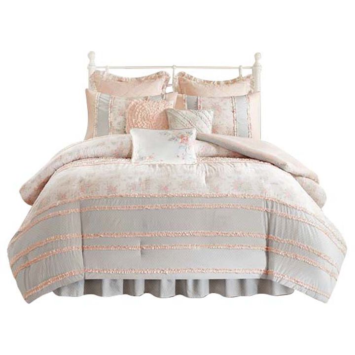 Gracie Mills Ricardo Cotton Percale Comforter Set