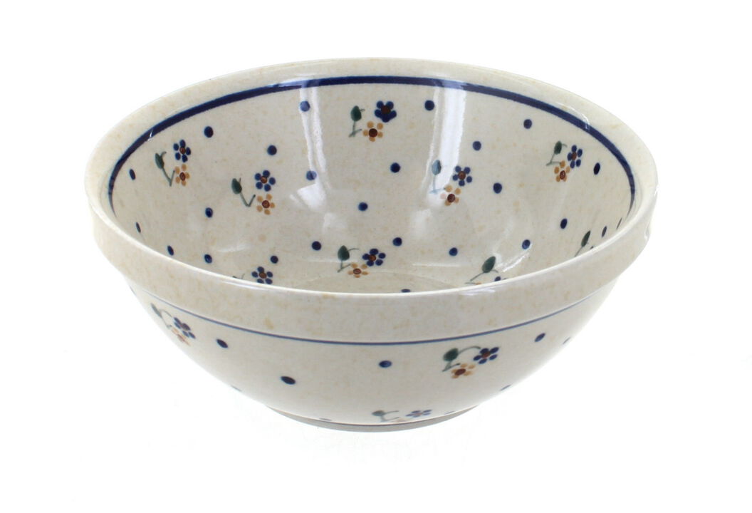 Blue Rose Polish Pottery Zara Small Serving Bowl