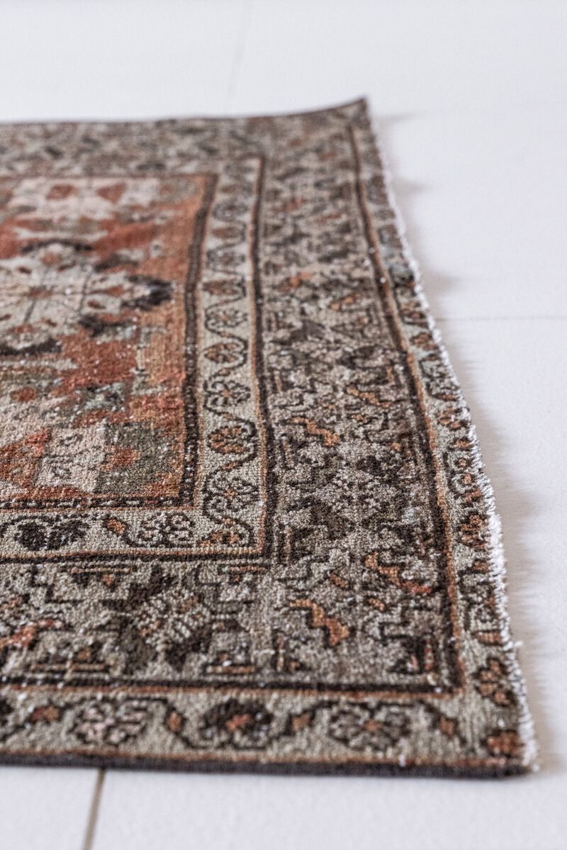 District Loom Vintage Hamadan scatter rug-Florence