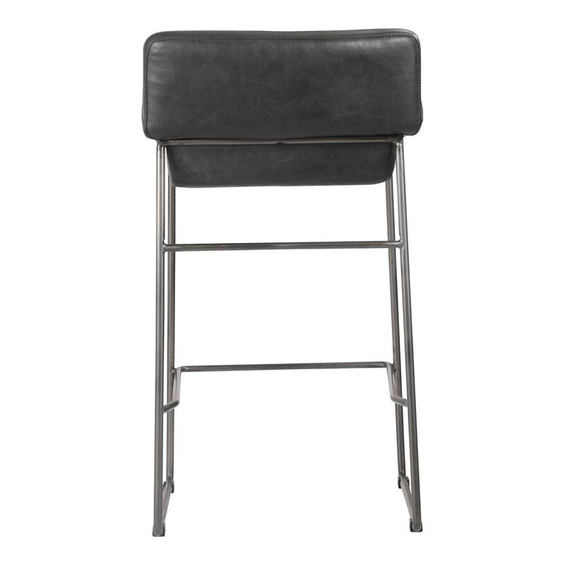 Moe's Home Collection Starlet Counterstool Black Set Of Two