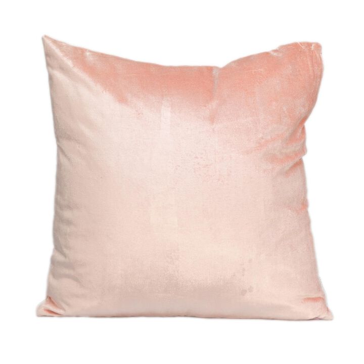 20" Soft Pink Transitional Throw Pillow