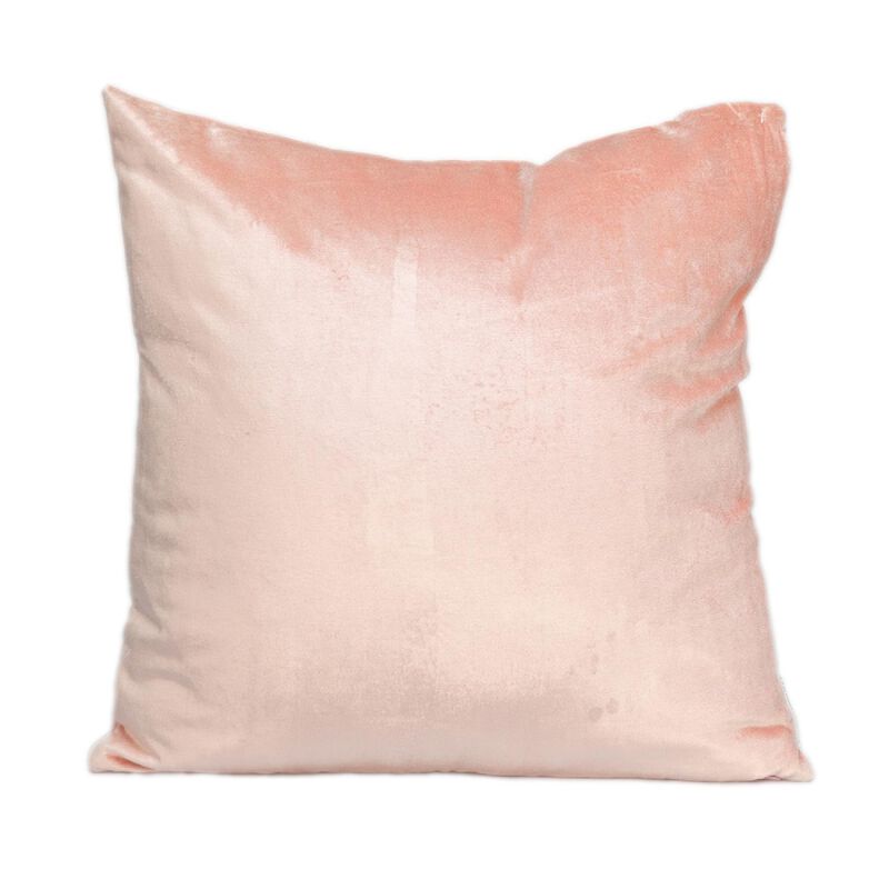20" Soft Pink Transitional Throw Pillow