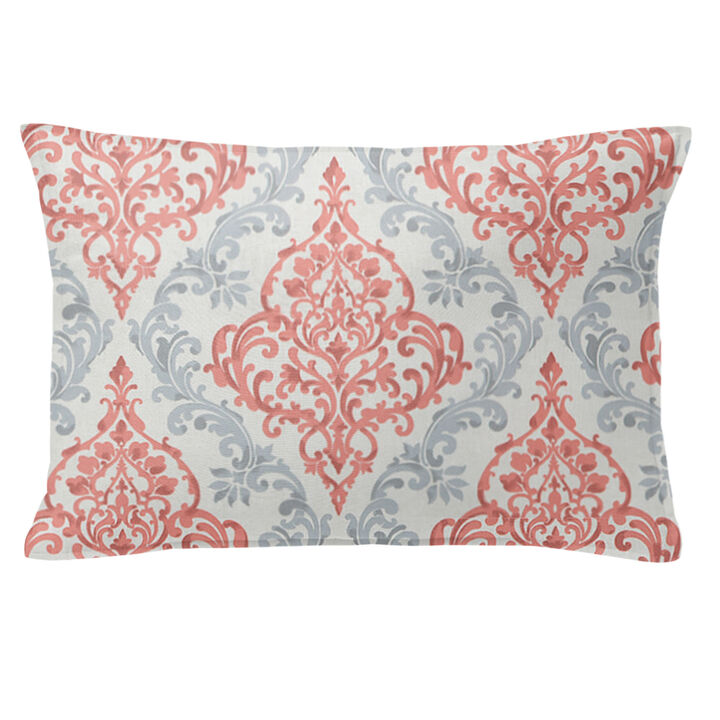 6ix Tailors Fine Linens Adira Coral Decorative Throw Pillows