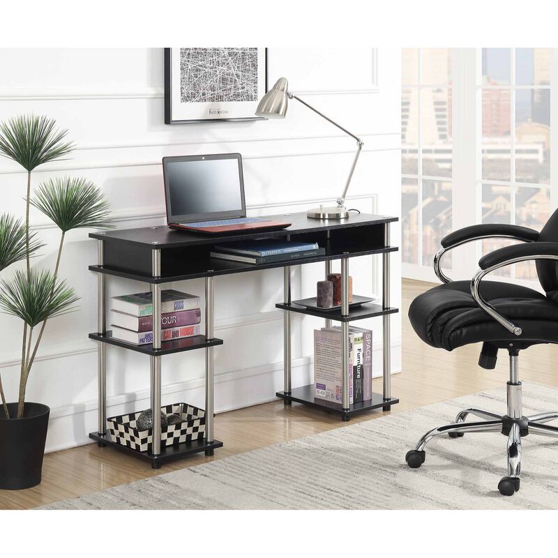 Convenience Concepts Designs2Go No Tools Student Desk with Shelves