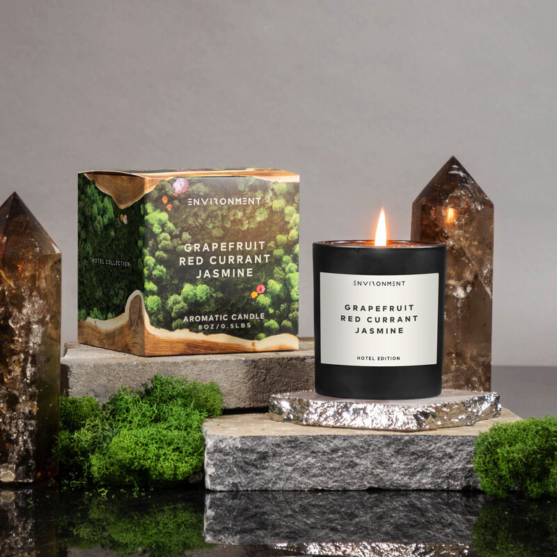 ENVIRONMENT 8oz Candle Inspired by Marriott Hotel� - Grapefruit | Red Currant | Jasmine