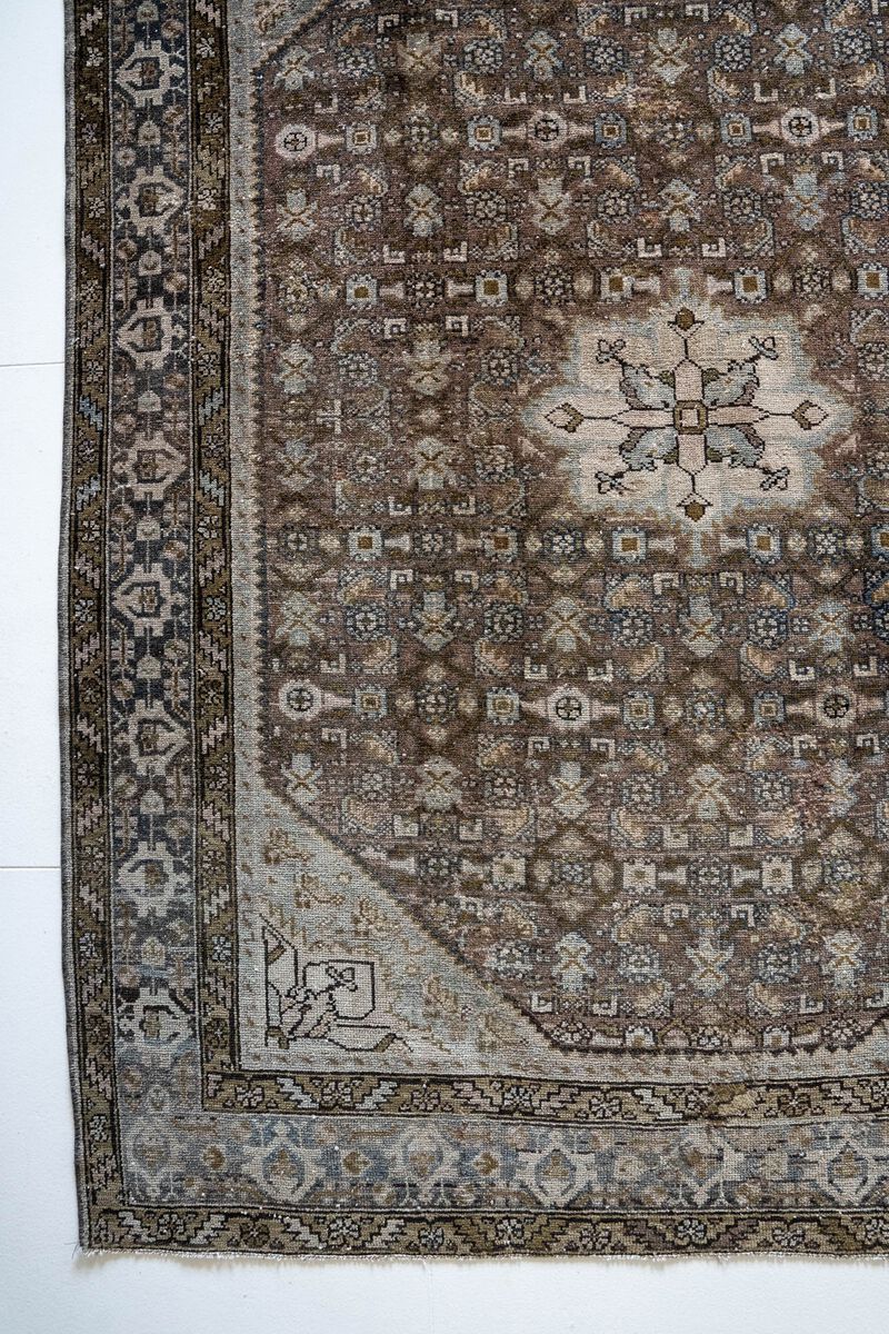 District Loom Antique Malayer scatter rug-Clancy