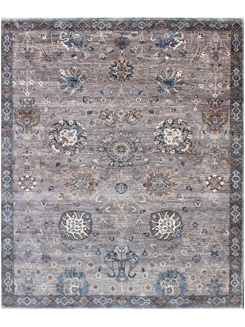 Sophia SOP74007 Silver 8" x 10" Rug