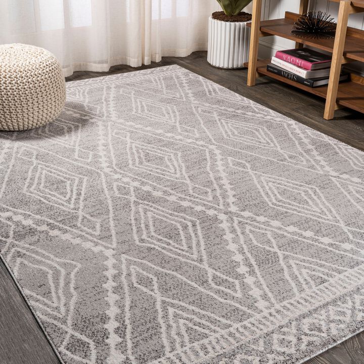 Rih Moroccan Style Diamond Area Rug