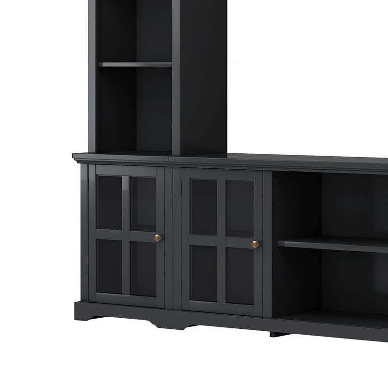 Merax Minimalism Entertainment Wall Unit TV Stand