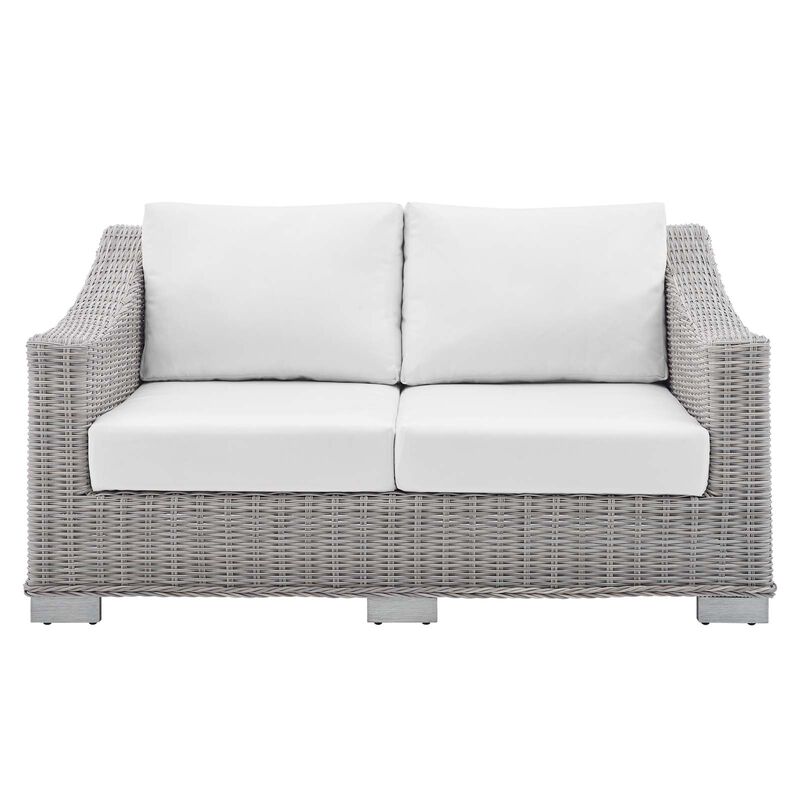 Modway - Conway Sunbrella® Outdoor Patio Wicker Rattan Loveseat