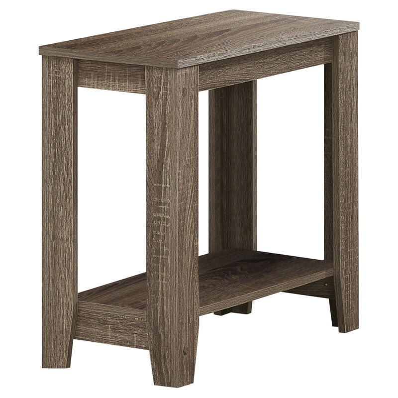 Monarch Specialties I 3115 Accent Table, Side, End, Nightstand, Lamp, Living Room, Bedroom, Laminate, Brown, Transitional