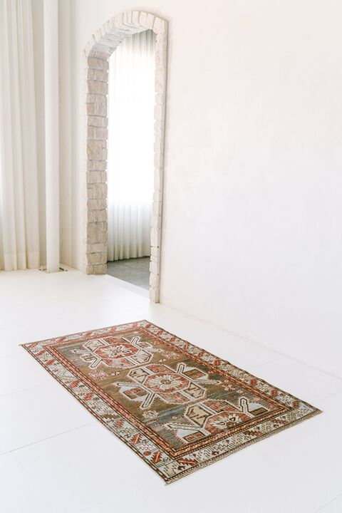 District Loom Vintage Qarabagh scatter rug-Wylie