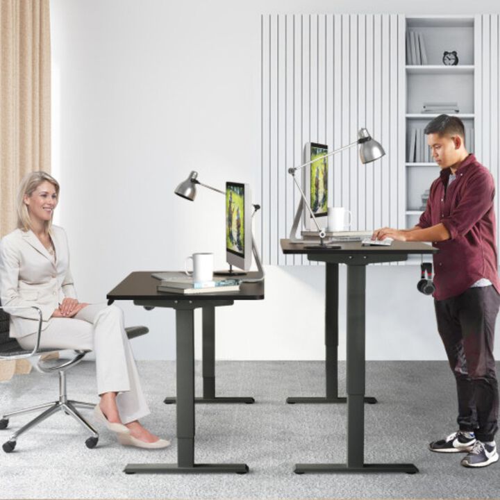 Electric Height Adjustable Standing Desk with Memory Controller