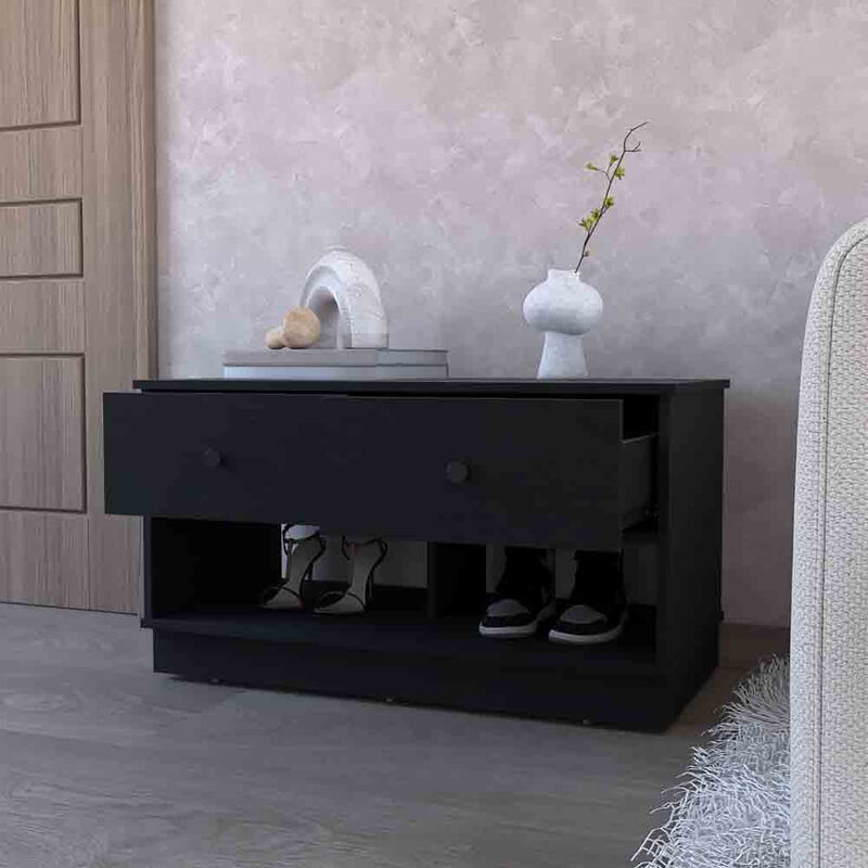 Storage Bench Beji, Living Room, Black