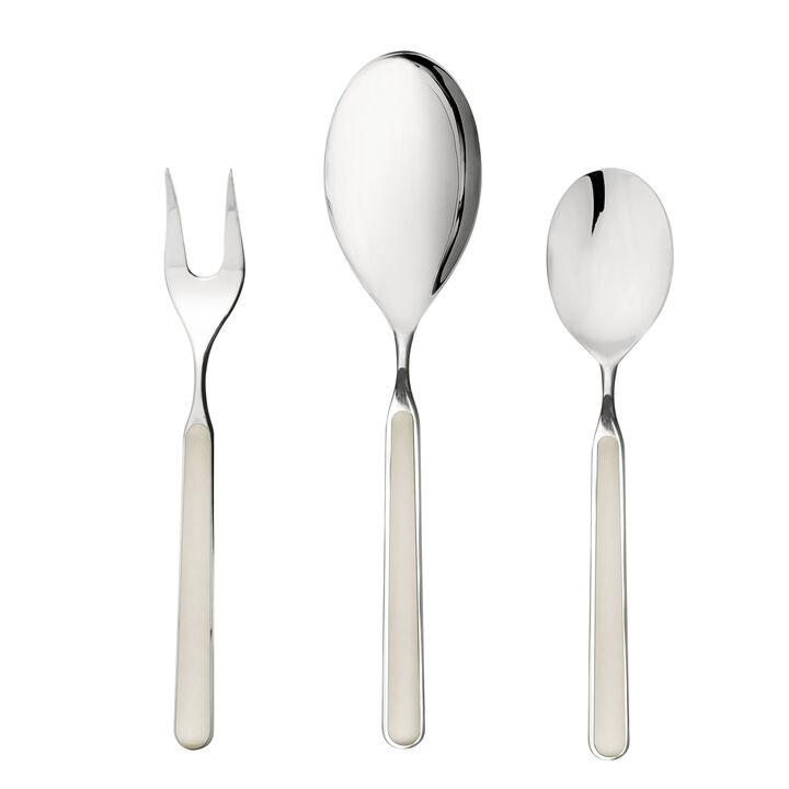 Fantasia 3-Piece Serving Set in Turtle Dove