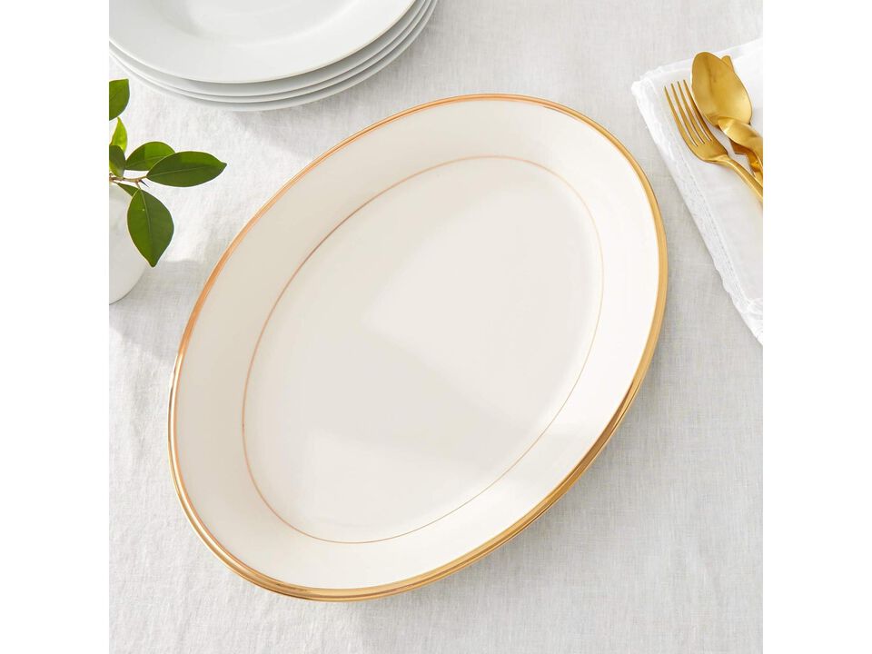 Lenox Eternal 16" Oval Serving Platter