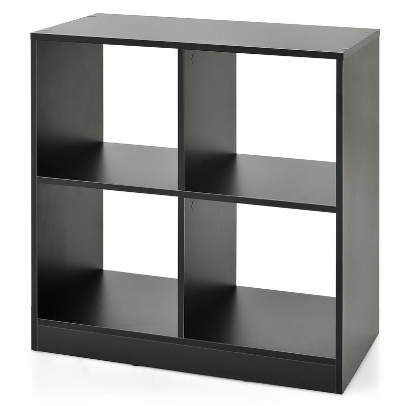 4-Cube Kids Bookcase with Open Shelves