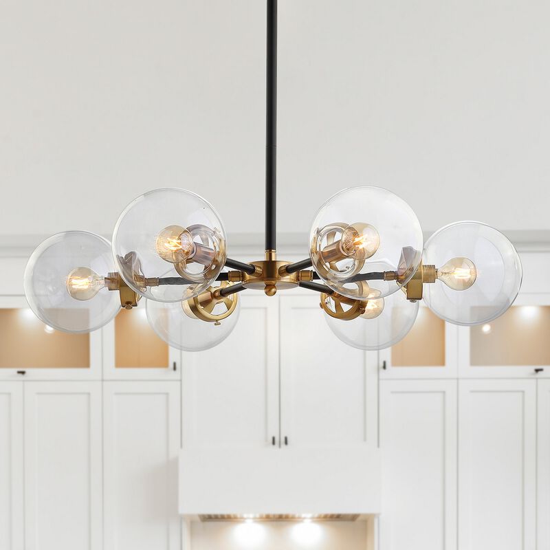 Caleb Brass Cluster Pendant