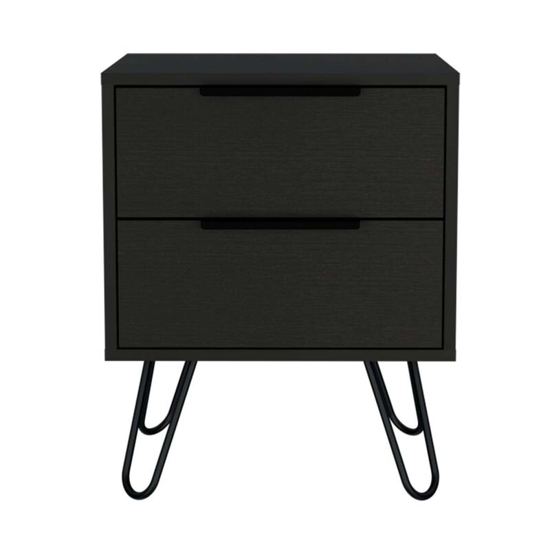 Augusta 2 Nightstand, Four Legs, Two Drawers