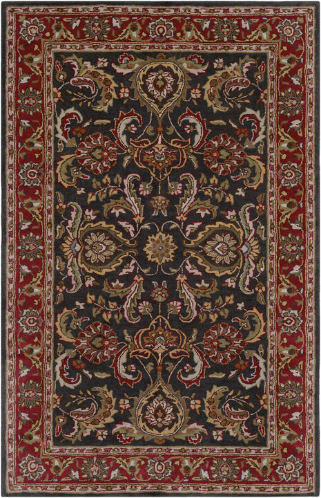 Middleton AWHY-2061 4' x 6' Black Rug