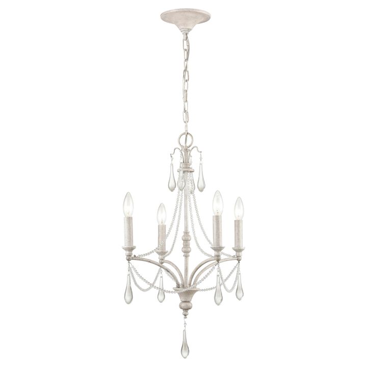 French Parlor 16'' Wide 4-Light Chandelier