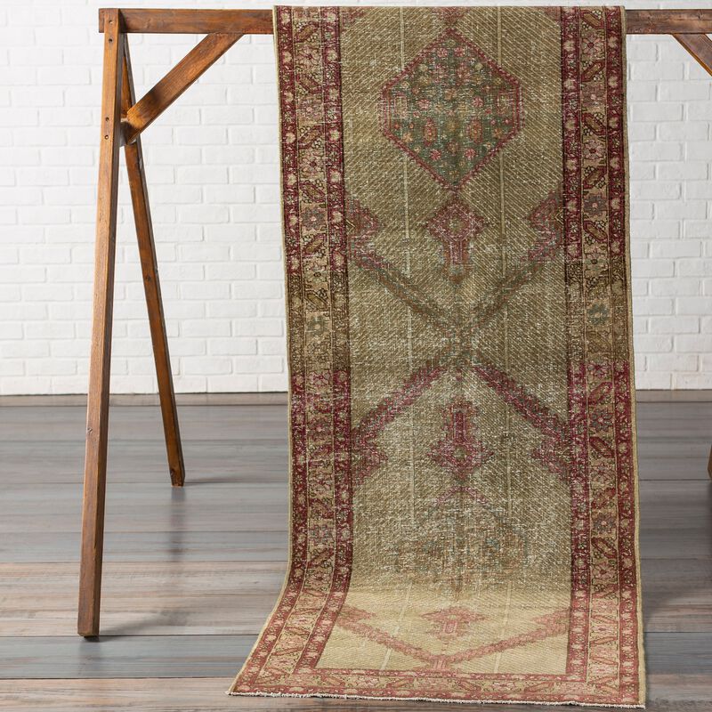 District Loom Vintage Turkish Runner Rug- Vano