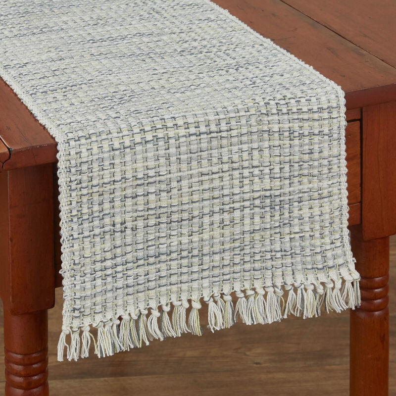 Park Designs Basketweave Table Runner - 54"L - Rain