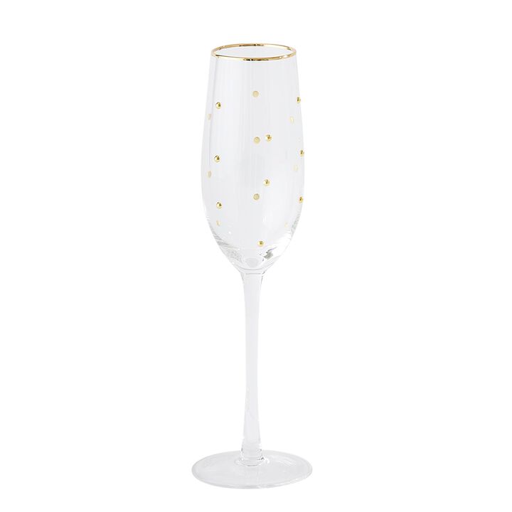 Set of 6 Celebration Champagne Glasses